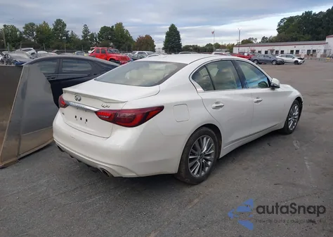 2018 Infiniti Q50 2.0T Luxe из США, поврежденный, VIN JN1CV7AR9JM280793